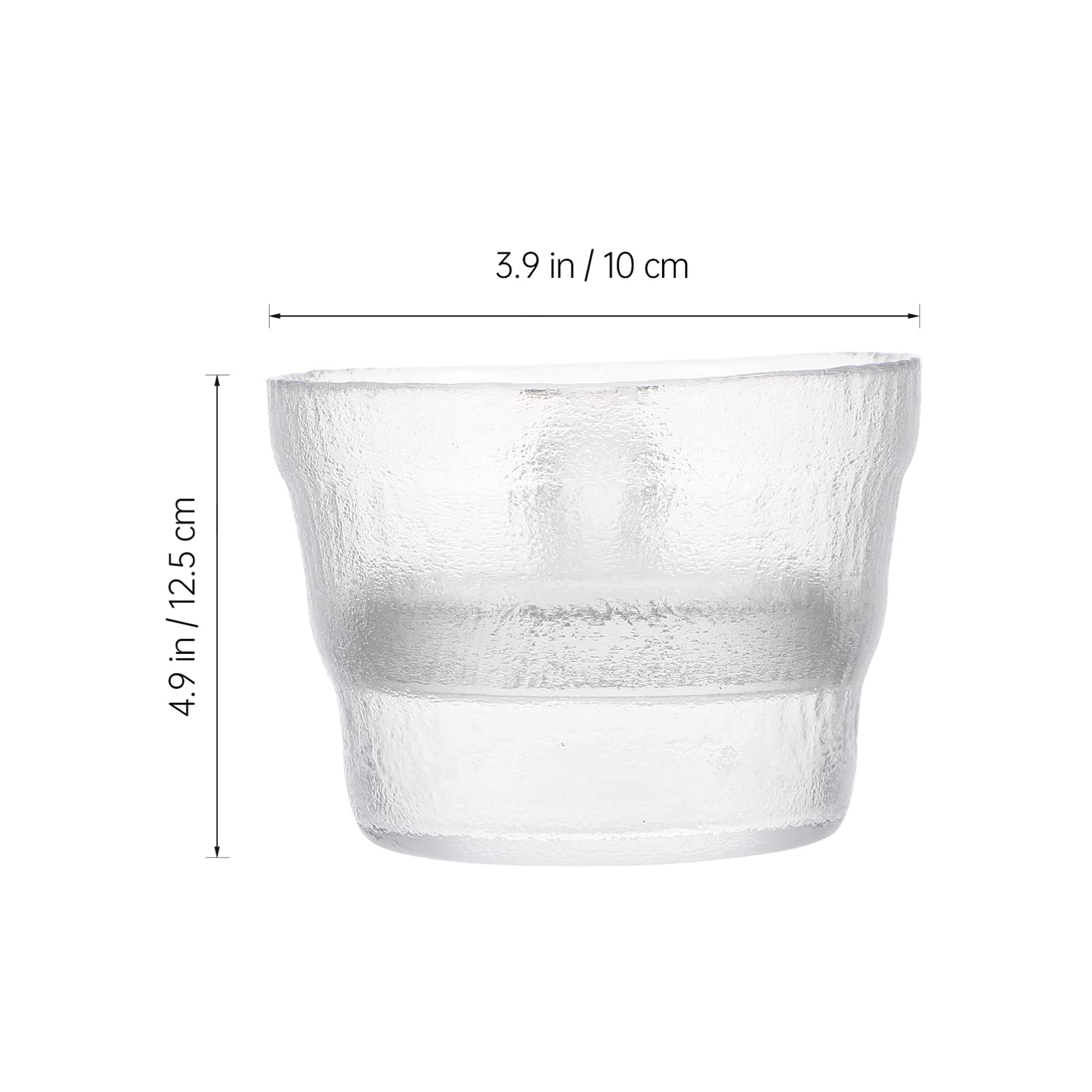 BESTonZON Kleiner Luftdichter Glas Aufbewahrungsbehälter Weiß mit Frosted Oberfläche Vielseitiger Gurkenhalter und Praktischer Vorratsbehälter für Küche