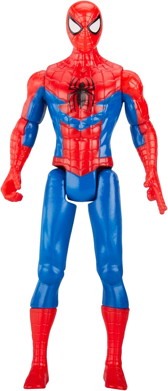 Marvel Spider-Man Aqua Web Warriors 4-Inch Spider-Man Action Figure with Refillable Water Gear Accessory, Action Figures for Boys and Girls 4 and Up
