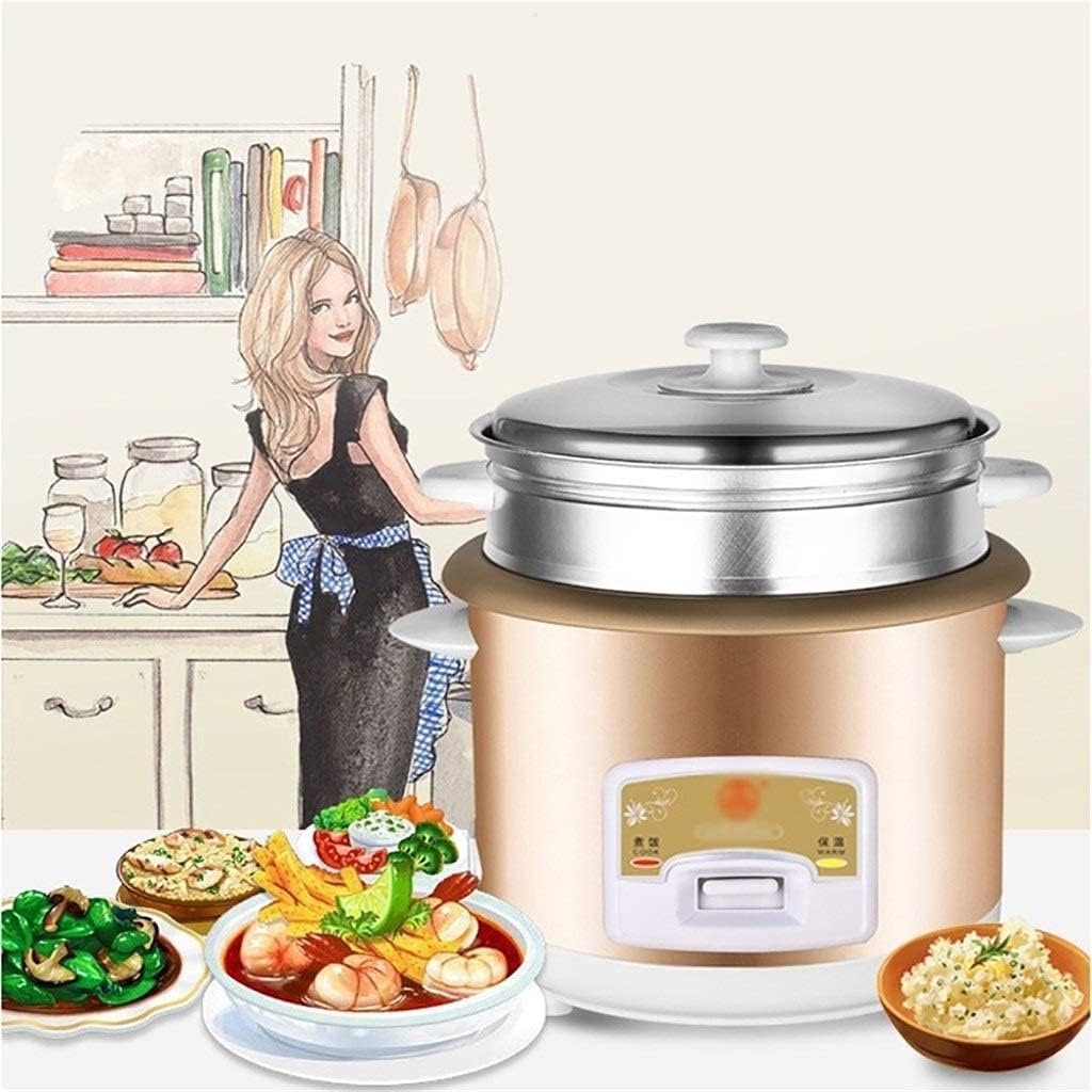 Rice Cooker Household Non-Stick Rice Cooker, Warm Function, One-Key Cooking, for 1-5 People (2L) ()