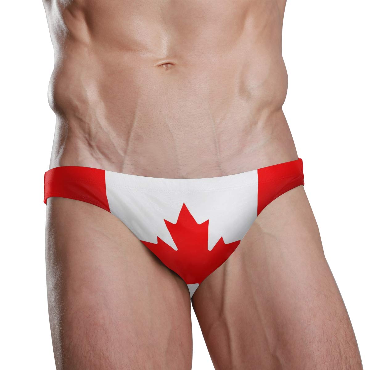 Sexy Swim Brief Bikini National Flag Beach Athletic Swimwear Briefs Sports Swimming Costume Men - X-Large