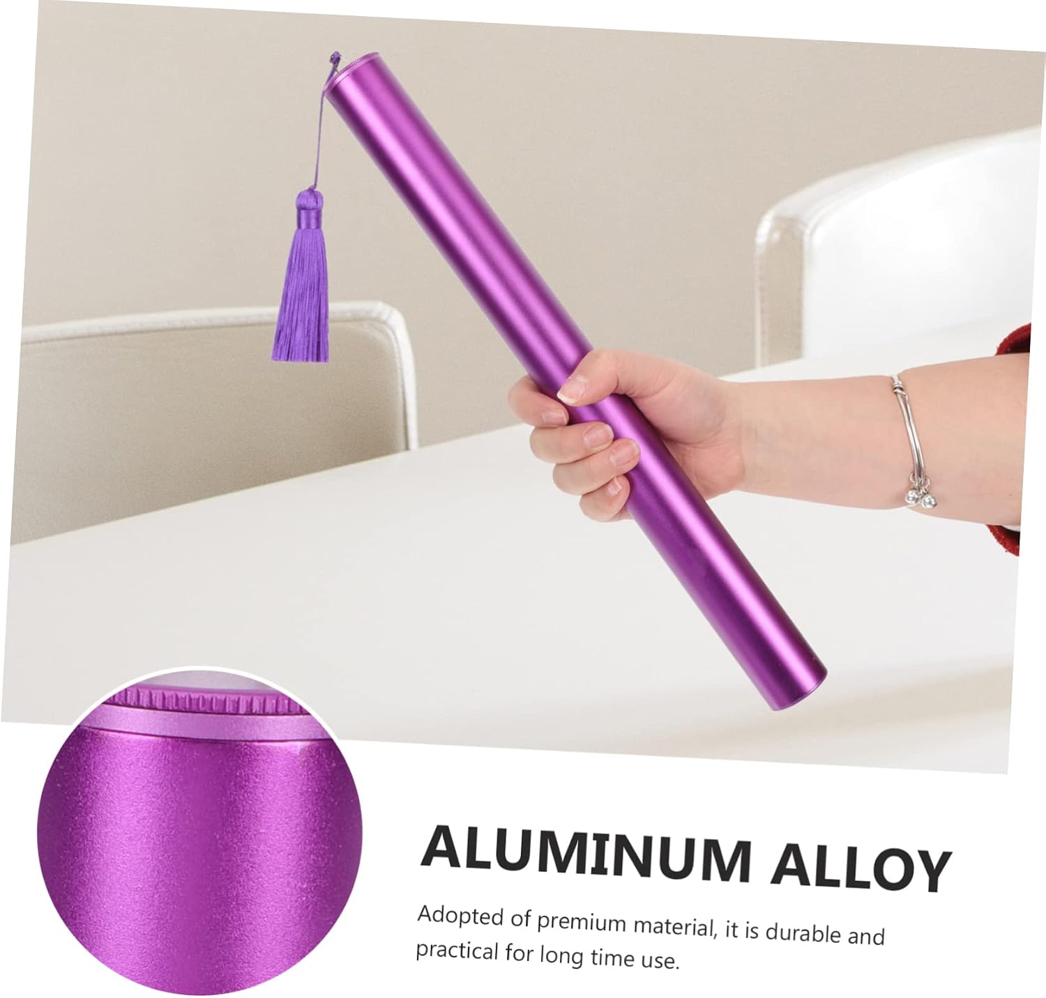 BESTonZON Dulcimer Storage Tube Durable and Practical Yangqin Accessory Large Capacity Bright Color for Easy Instrument Transport and Protection