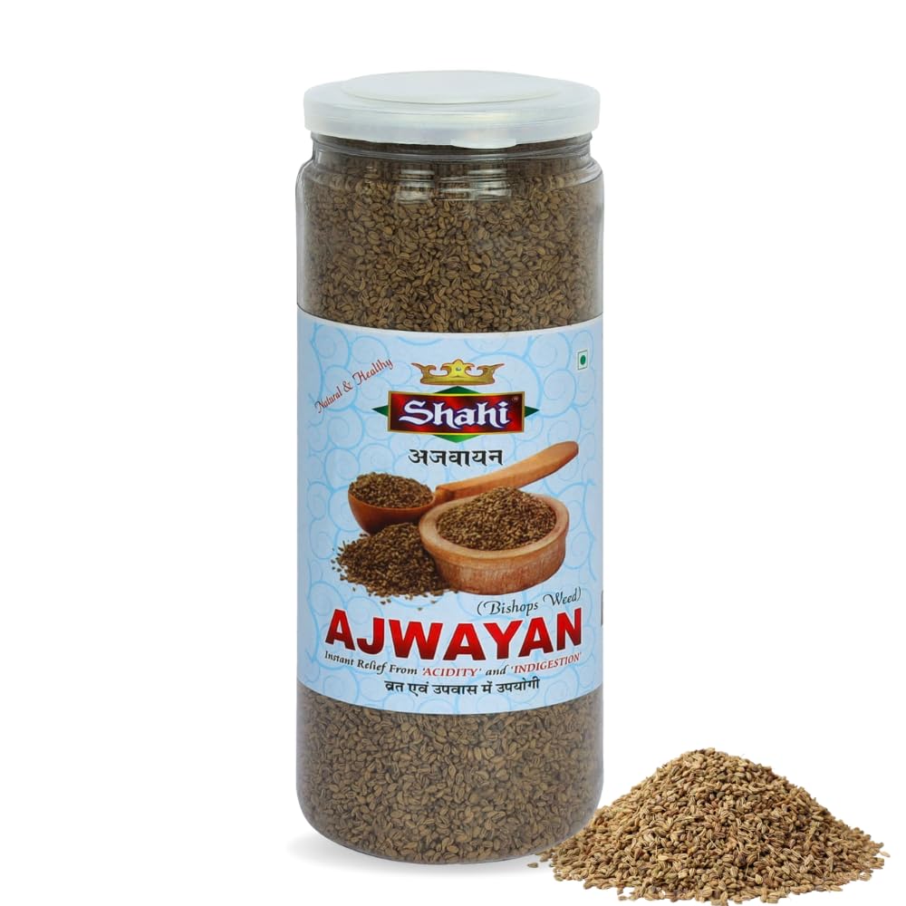Shahi 100% Organic Roasted Ajwain Seeds 200g Pack | Carom Seeds | Aromatic Digestive Support | Roasted Mukhwas Ajwayan/Ajowan Seeds | Health Benefits (B08QYWQJC3) Amazon Price History, Amazon Price Tracker