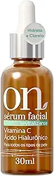 Sérum Facial Revitalizante ON com Vitamina C e Ácido Hialurônico Pele Firme e Iluminada Ação Antioxidante 30ml