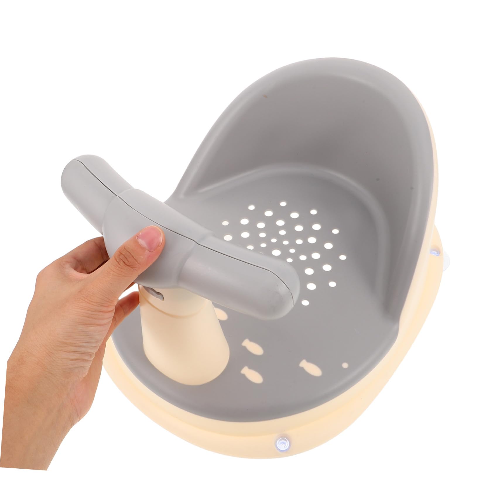 Asiento de Baño Ajustable para Bebés y Pequeños Antideslizante Diseño Seguro Soporte Estable para Recién Nacidos y Sentados Baño Cómodo y Protegido