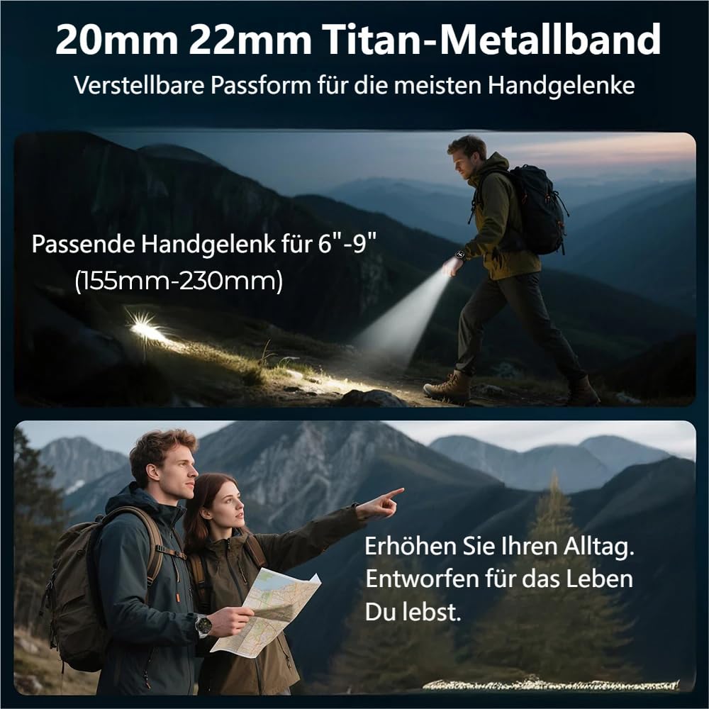20mm 22mm Universelles Titan-Schnellverschluss-UhrenMetallarmband