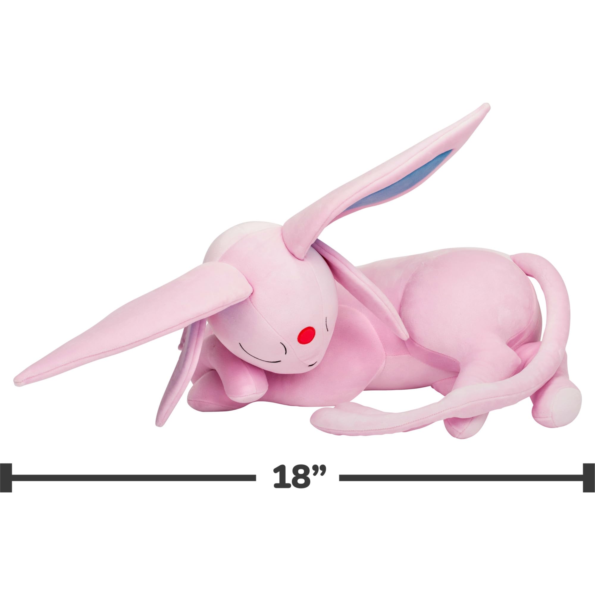 Pokemon Espeon Sleeping Plush - 18-Inch Premium Plush in Sleeping Pose - 4