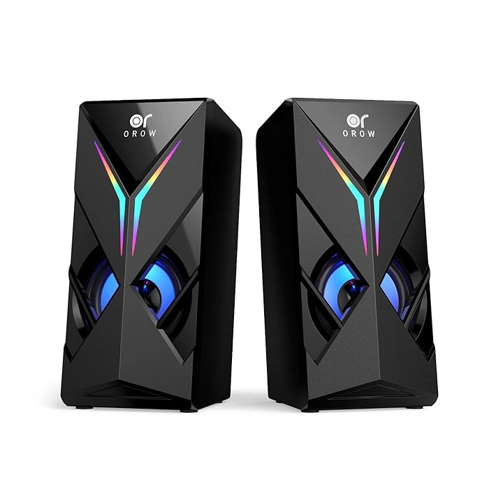Buy OROW Computer Speakers,1OW Speakers for PC 2.0 Channel Gaming
