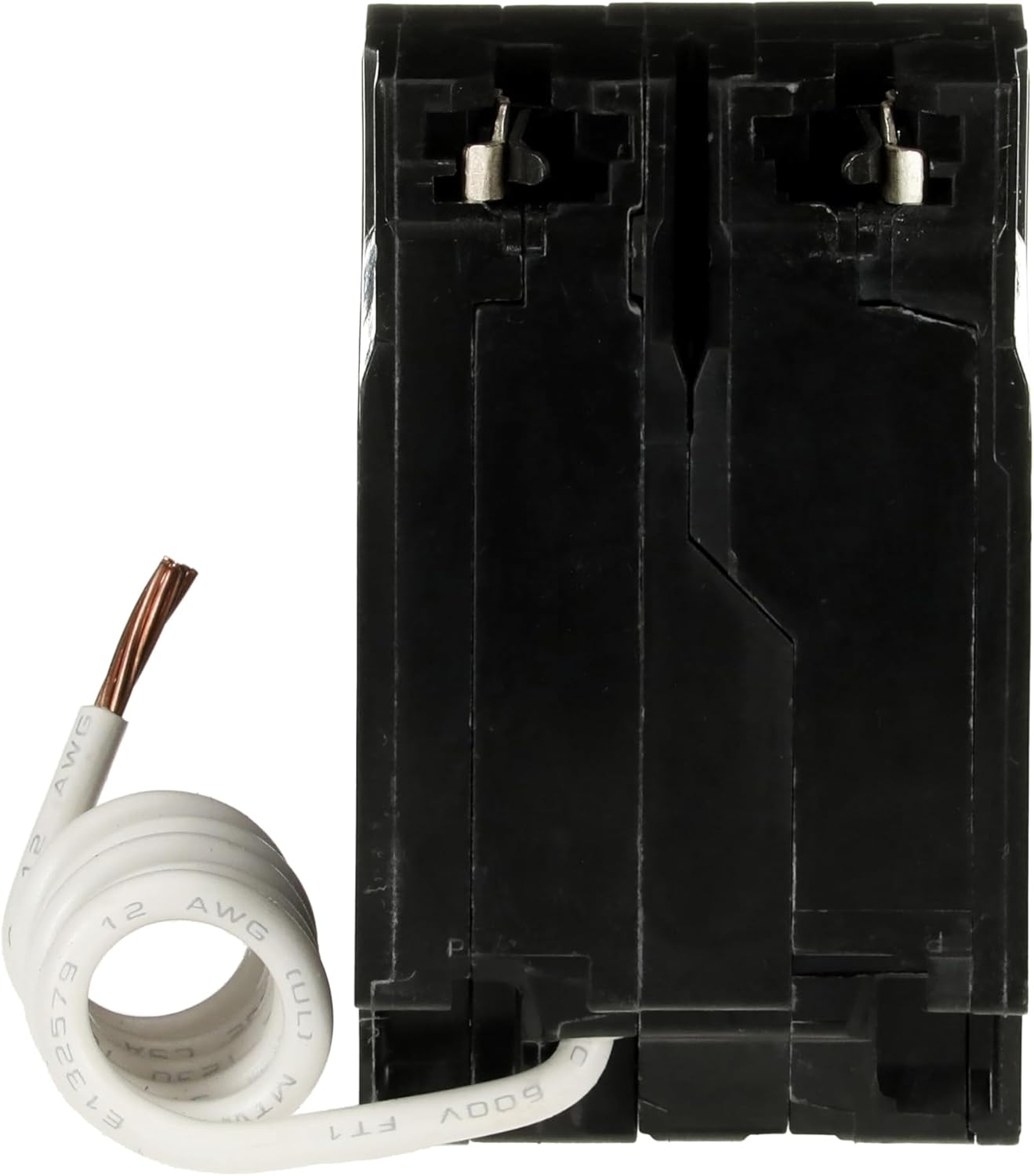 ABB Q-Line® THQL2120GFT 20A Double Pole Circuit Breaker • 20 Amp Double Pole Ground Fault Breaker with Self-Test • 120/240 VAC 2-Pole GFCI Breaker • Ground Fault Circuit Interrupter