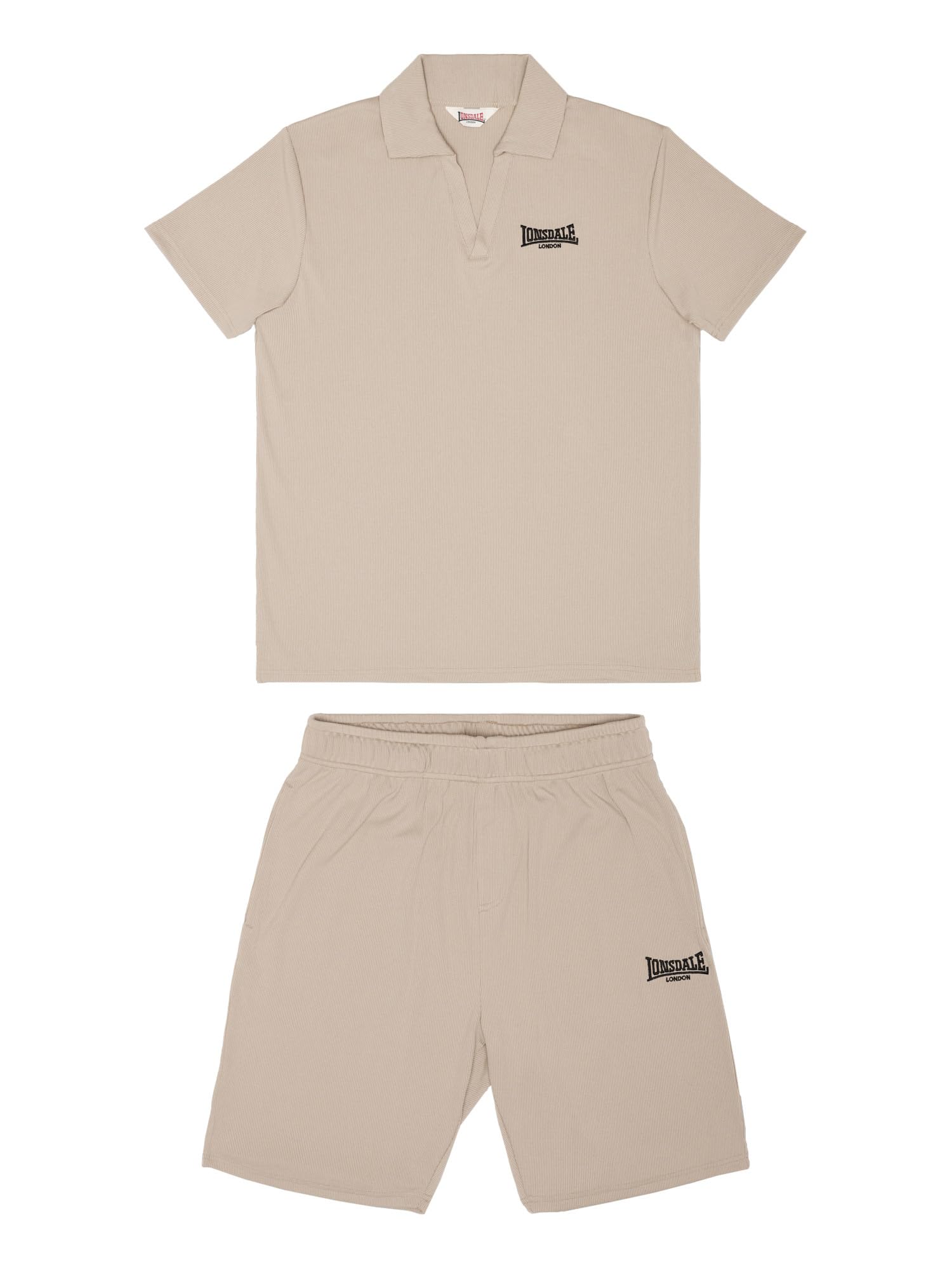 Lonsdale Herren Motspur Poloshirt & Shorts Set
