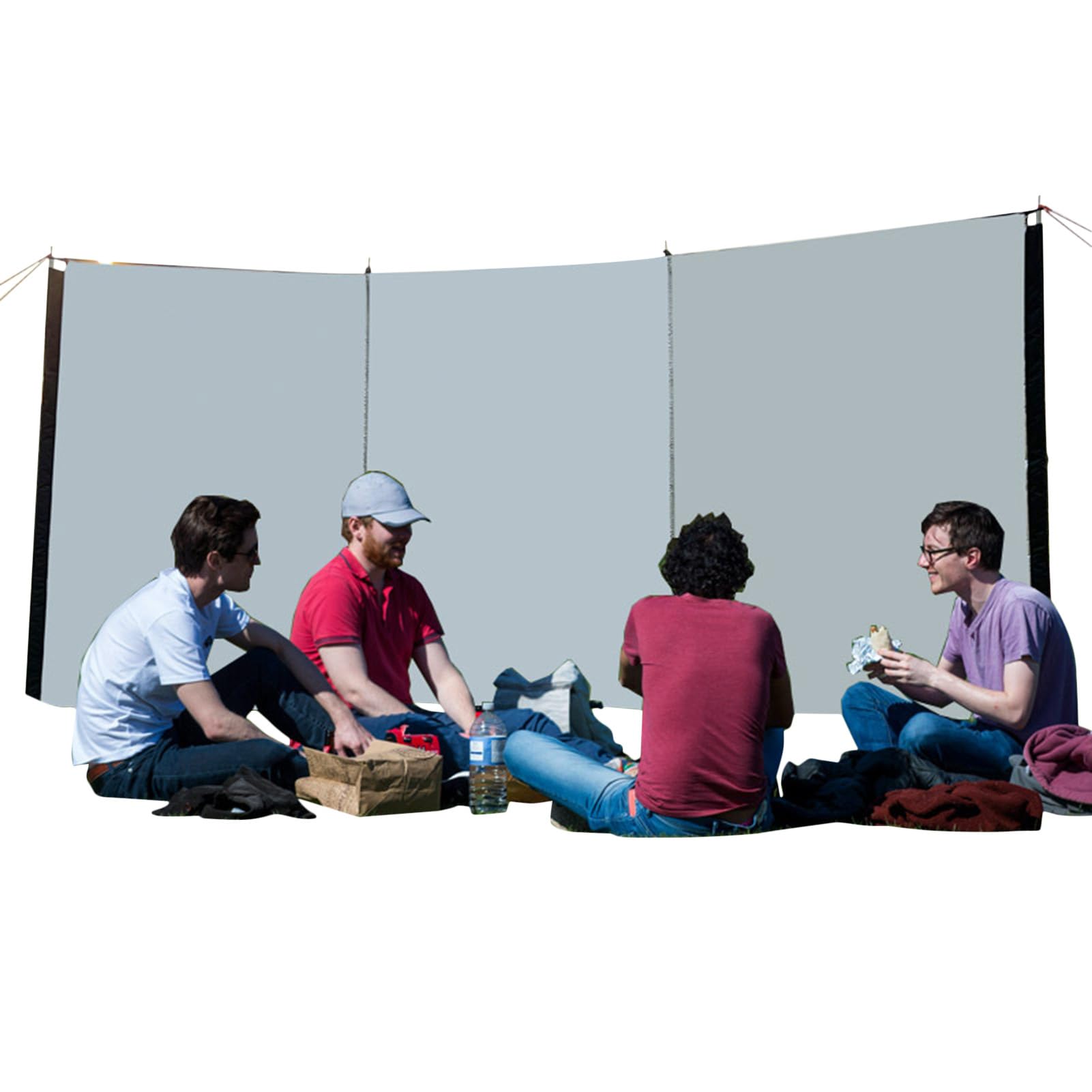 Opilroyn Beach Wind Blocker,Outdoor Caravan Privacy Shield | Sunshade Screen and Camping Windbreak, Stove Windshield for Camping Hiking Beach Picnic