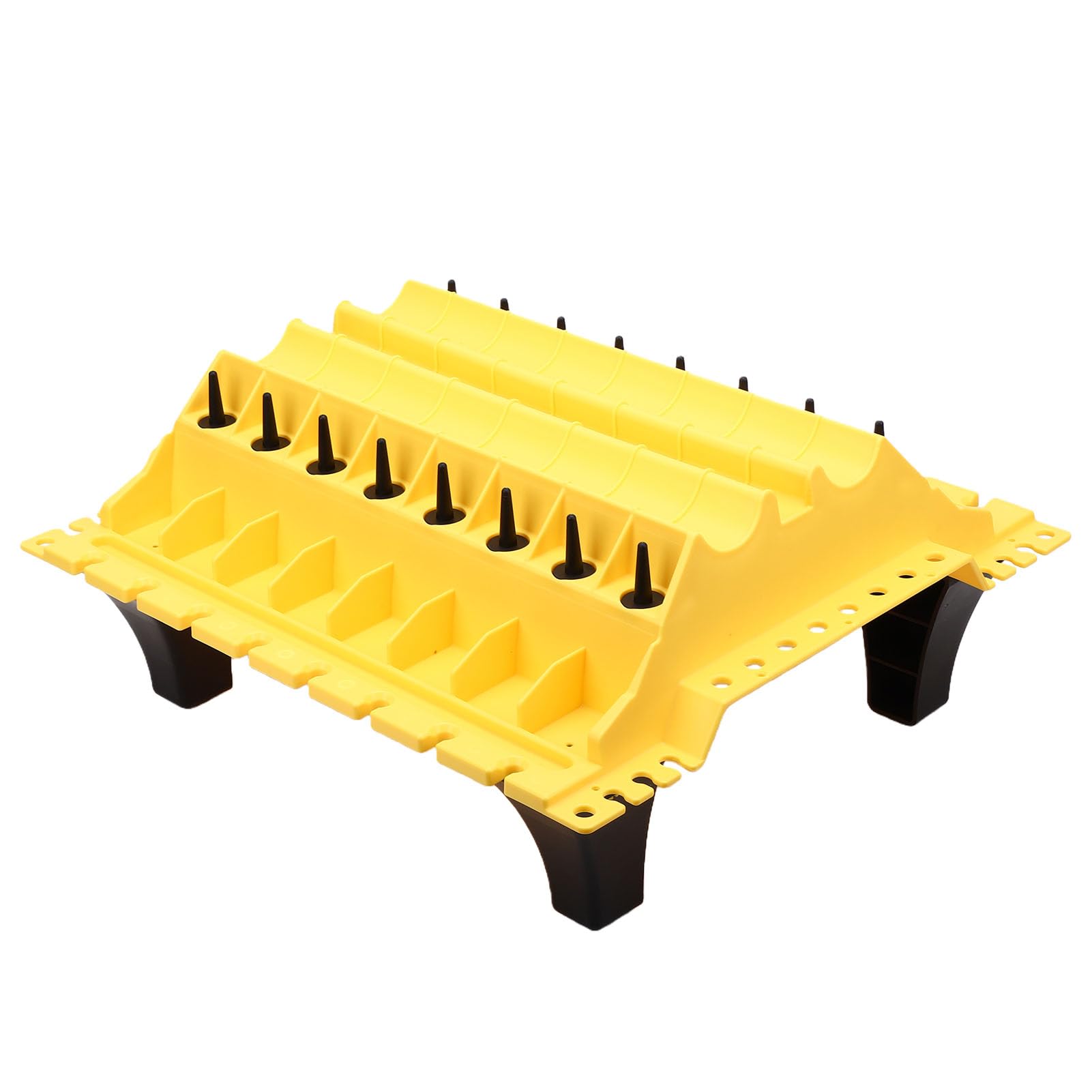 Generic Organizzatore di Valvole del Motore Strumento Efficiente per Molle di Valvole Bloccaggi di Alberi a Camme per Meccanici Professionisti e Appassionati Nylon Grigio