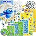 Produktbild alles-meine.de GmbH 5 * 500 TLG. XXL Set - Aufkleber / Sticker & Malbuch -  die Schlümpfe / Schlumpf  - wiederverwendbar - selbstklebend / beschichtet & wasserabweisend - Wands..