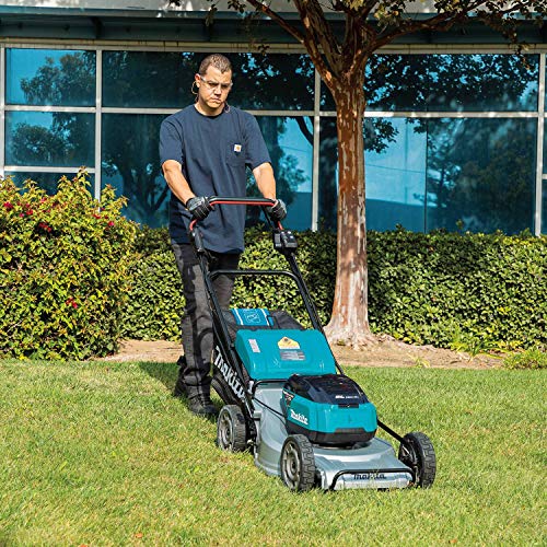 Image of Makita XML09PT1 36V (18V X2) LXT Brushless 21 inch Self-Propelled Commercial Lawn Mower Kit with 4 Batteries (5.0Ah)