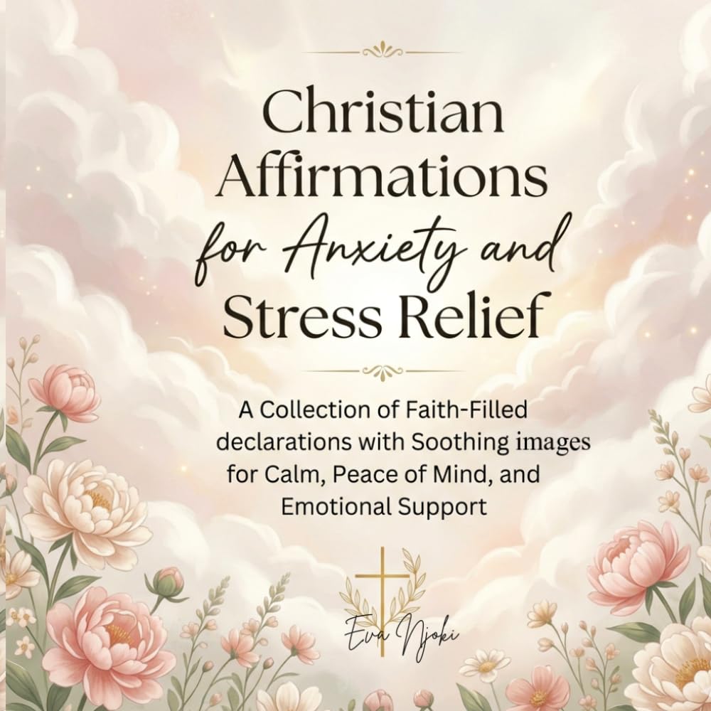 Christian Affirmations for Anxiety and Stress Relief: A Collection of Faith-Filled declarations with Soothing images for Calm, Peace of Mind, and Emotional Support