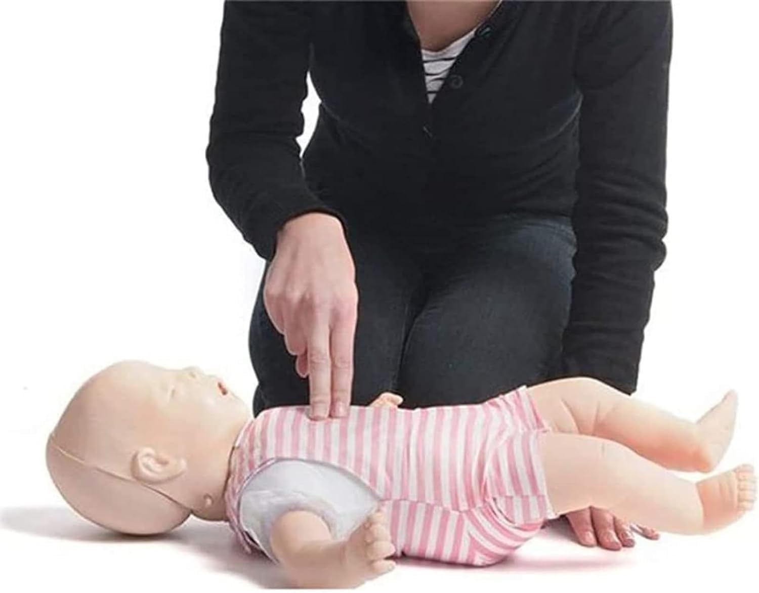 Cardio Pulmonal Resecitation Model, Unterrichtsmodell Erste -Hilfe -Training Babys Puppe mit Bag Professional Manikin oder Wiederbelebung
