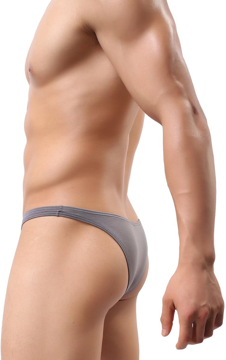 YUFEIDA Men's Modal Comfortable G-string Thongs Sexy Low Rise Bikini Briefs Underwear - Image 3