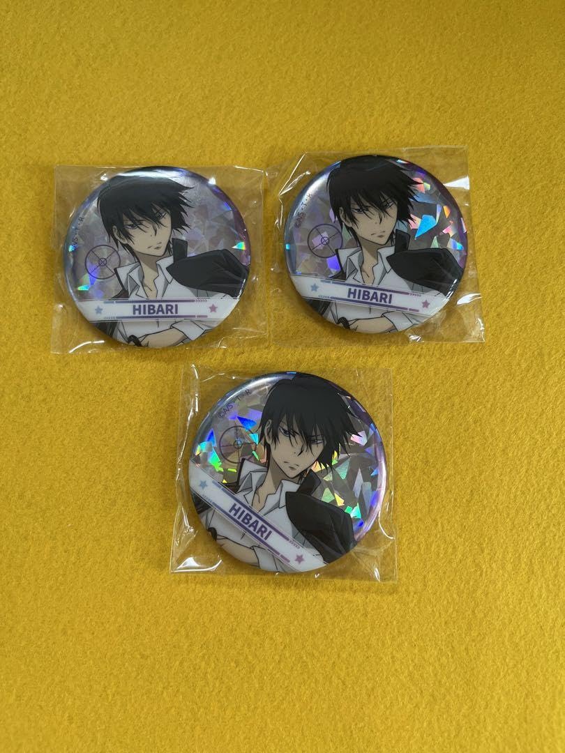 家庭教師ヒットマン リボーン 雲雀恭弥 ホログラム缶バッジ 限定品E