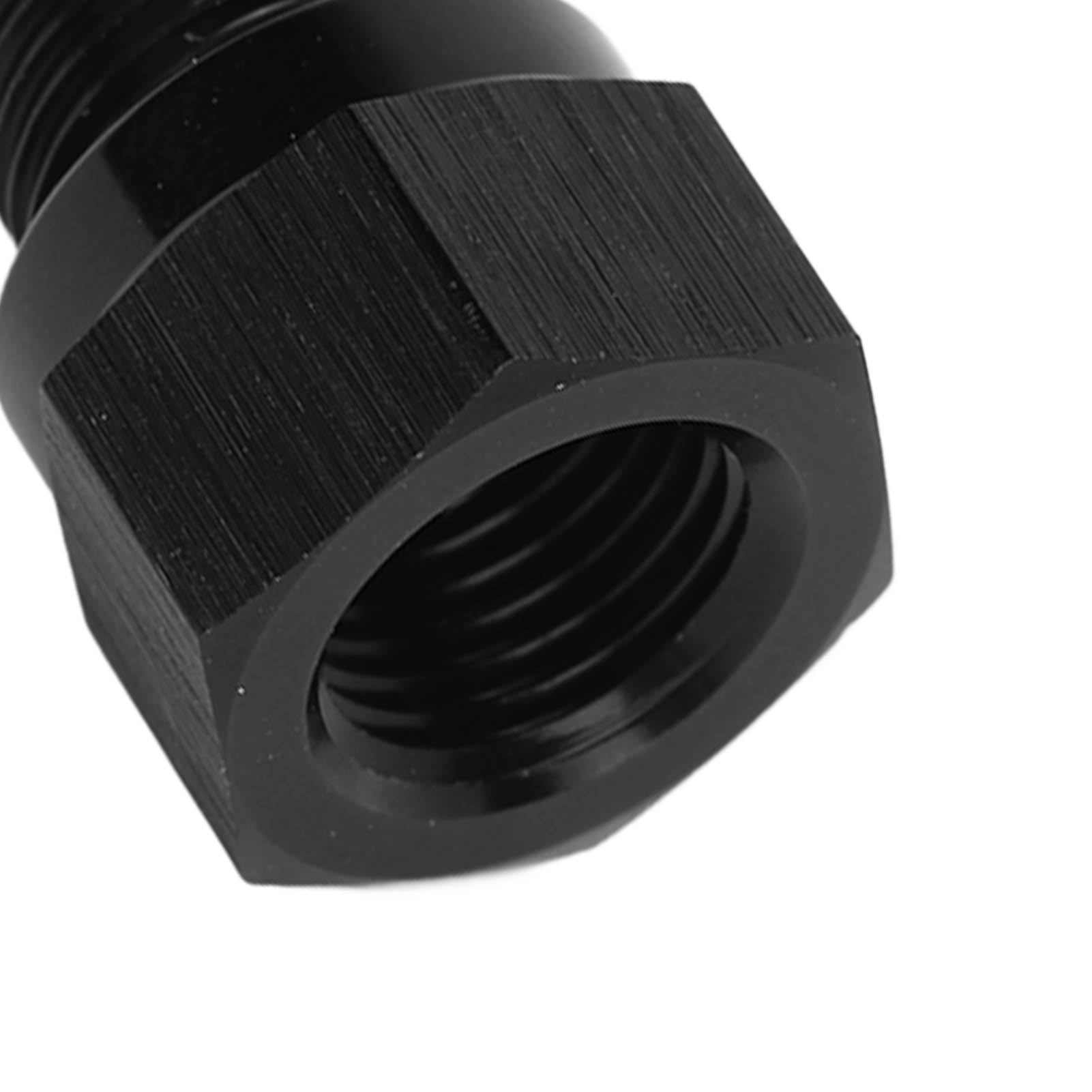 Aramox 2 Piece Oil Pressure Gauge Adapter Set, 1/8 NPT Male to M10x1 Female Thread, Aluminum Alloy for Engine Diagnostics
