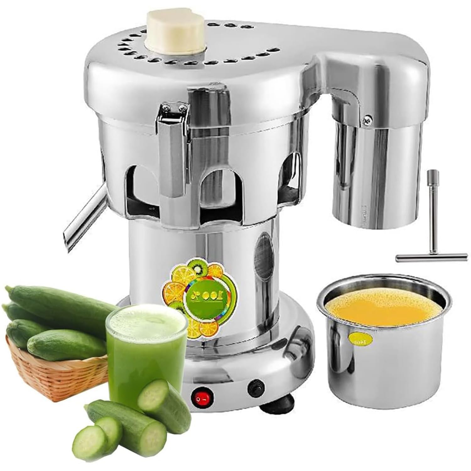 Extracteur de jus commercial 80-100 kg/h en acier inoxydable