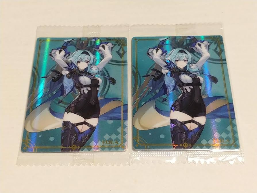 Amazon.co.jp: 原神 ウエハース エウルア カード : おもちゃ