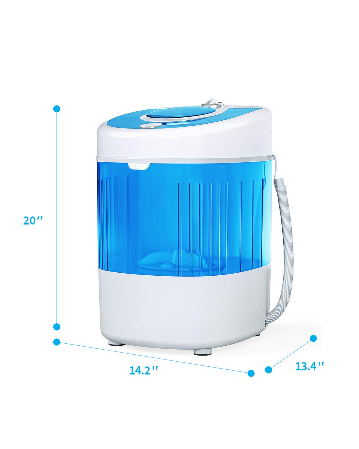 KUPPET Mini Portable Washing Machine for Compact Laundry, 7.7lbs