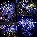 EPIC GADGET Solar Firework Light, 105 LED Multi Color Outdoor Firework Solar Garden Decorative Lights for Walkway Pathway Backyard Christmas Decoration Parties (2 Pieces)