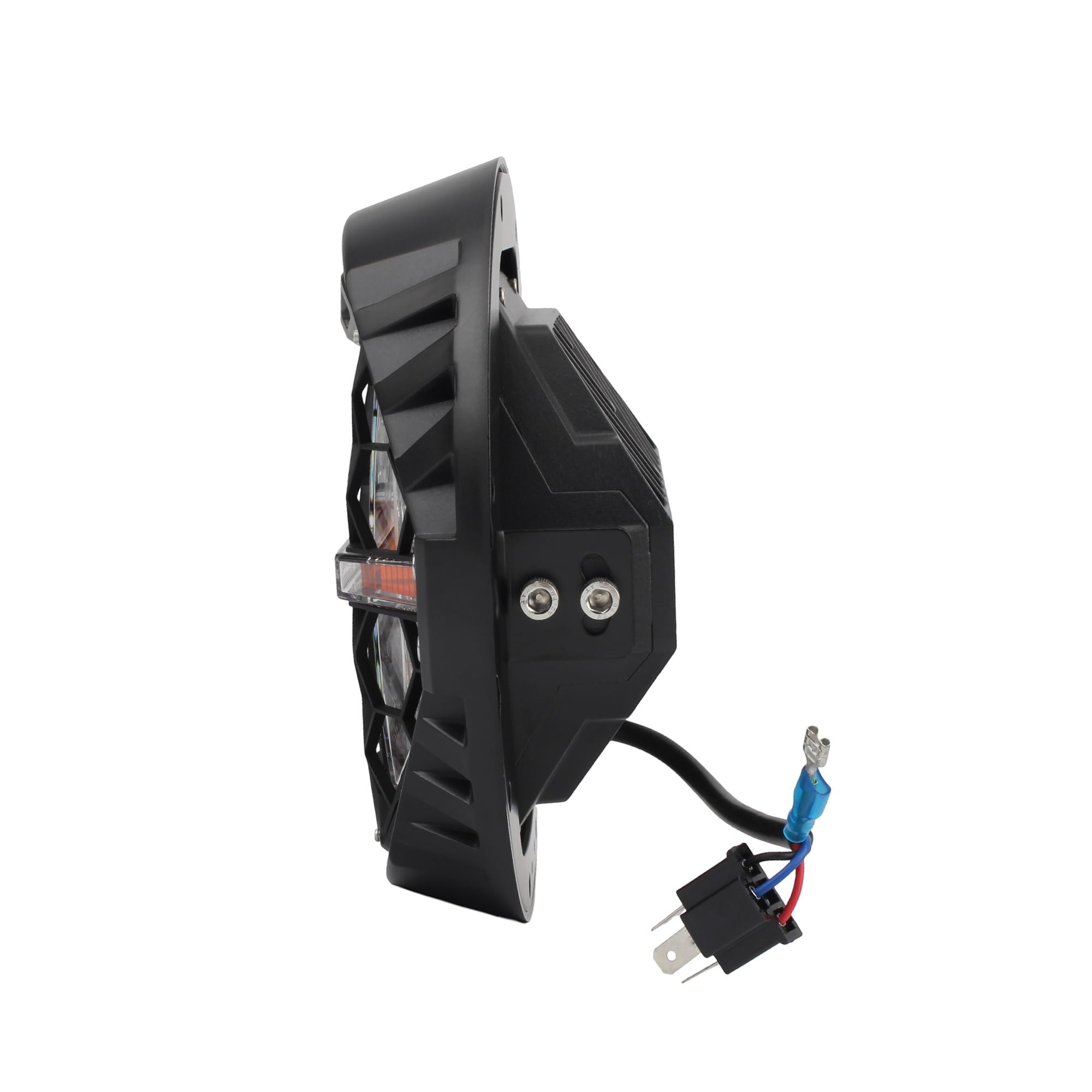 Per Dyna Switchback | Parti del faro LED DRL abbaglianti/anabbagliantiFaro da 7 pollici Per motocicletta