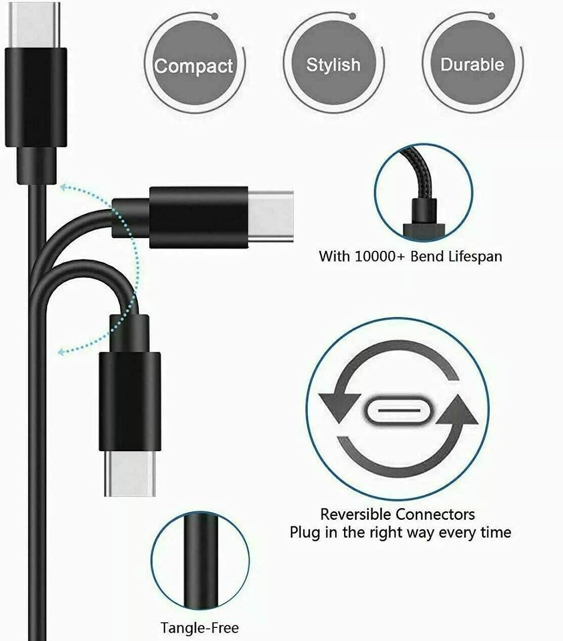 USB C Charger Cable for Skullcandy Wireless Guyana Ubuy