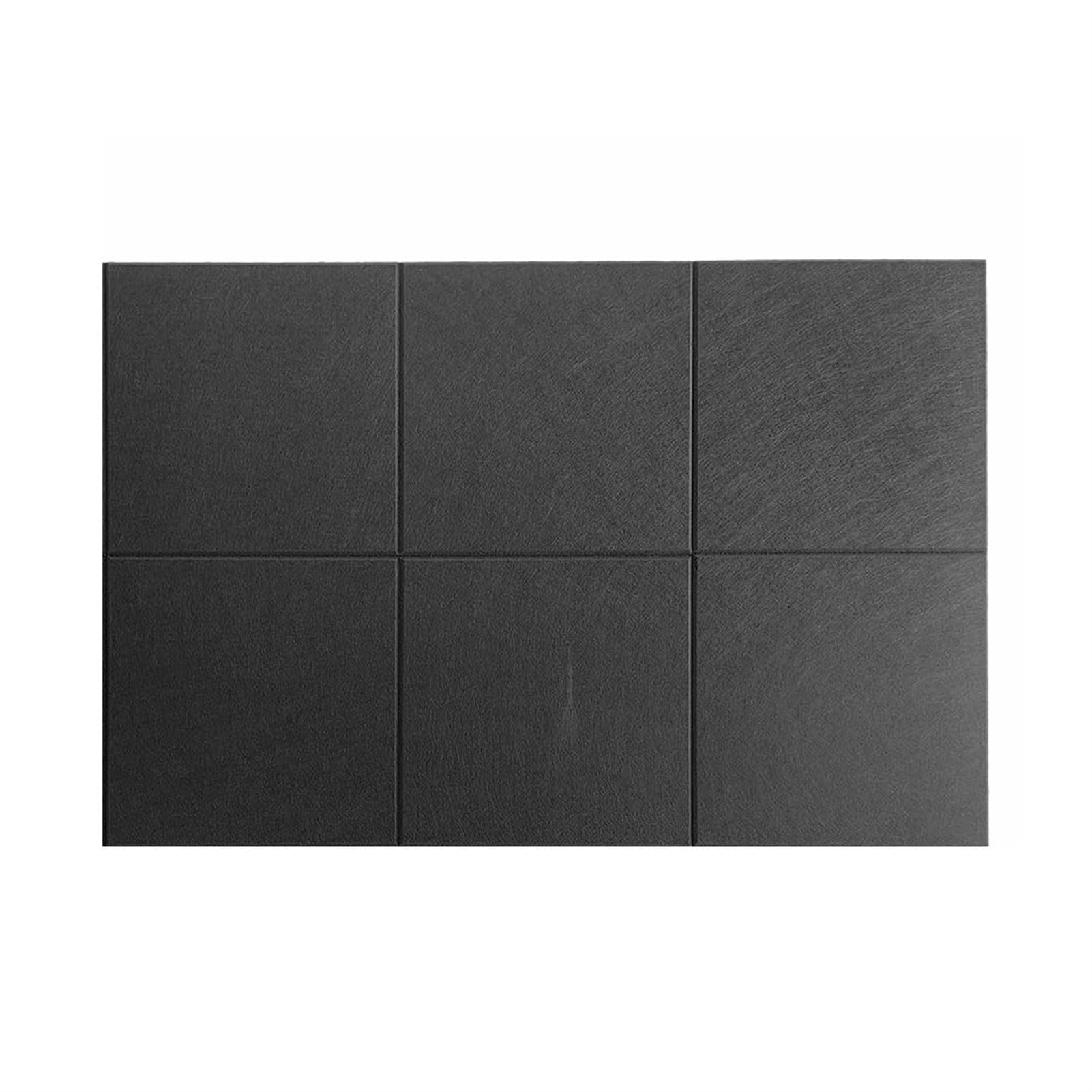 BESTORI Large Cork Board for Wall 36“ x 24", 6 Pack Bulletin Board Alternative Felt Wall Tiles with Removable Adhesive Tabs for Home Office Decor Black
