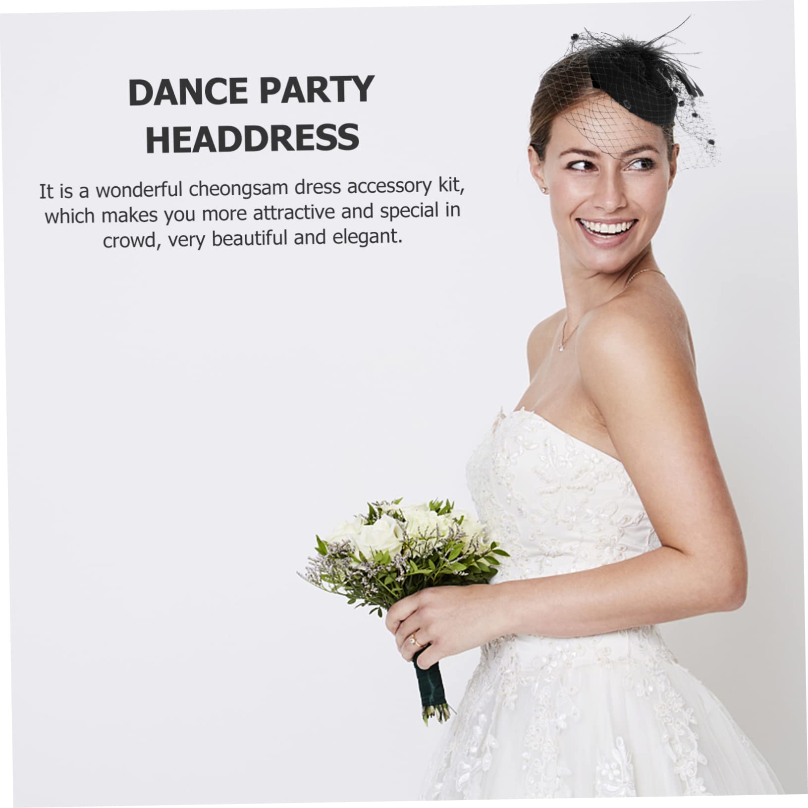 Operitacx 4piezas Sombrero De Fiesta De Malla Para Mujer Tocado Elegante Para Bodas Fiestas De Té y Eventos Especiales