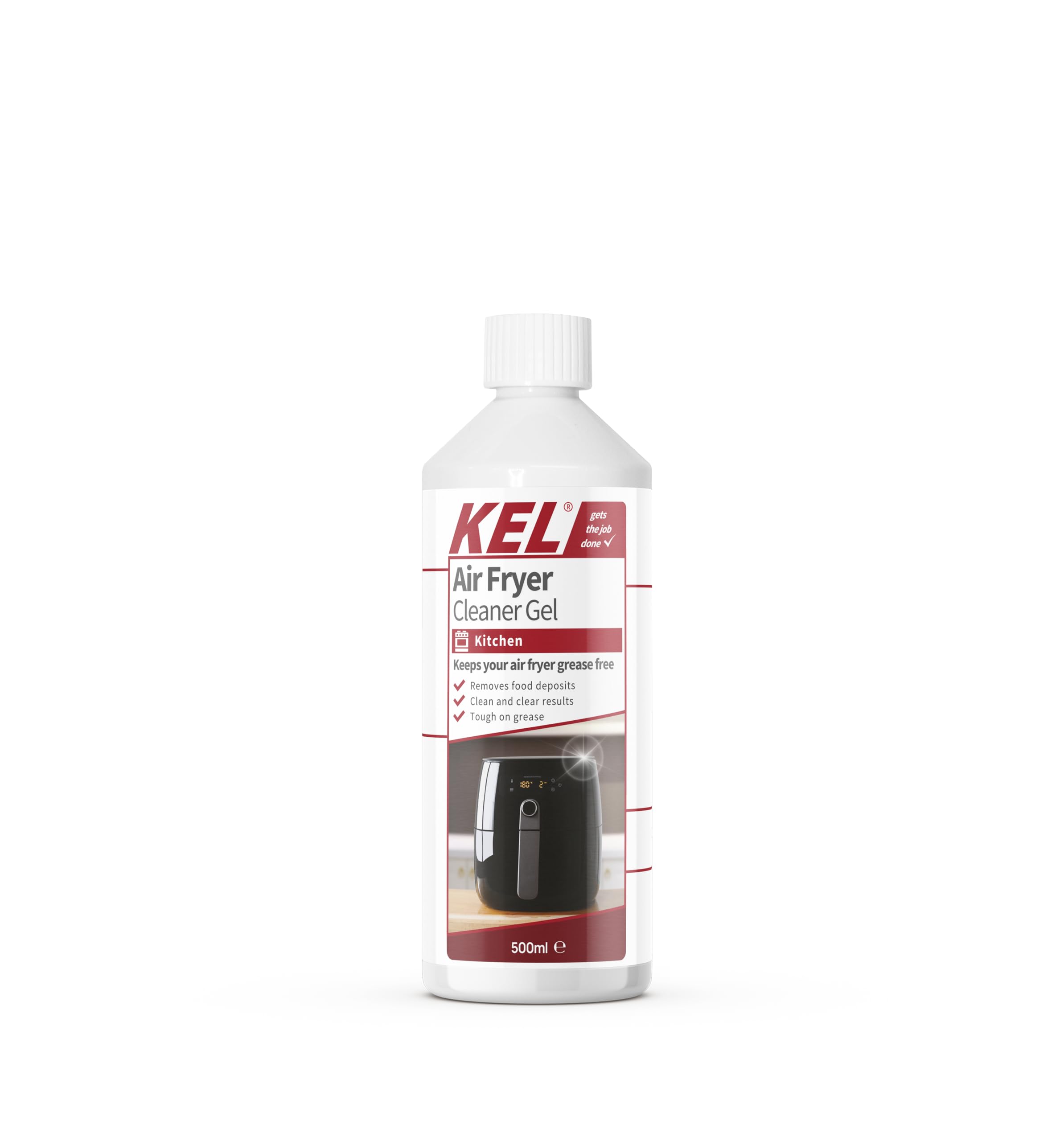KEL - Air Fryer Cleaner Gel | Oven Cleaner Solution for Removing Baked-On Grease and Food - Degreaser for AirFryers Without Causing Damage - 500ml