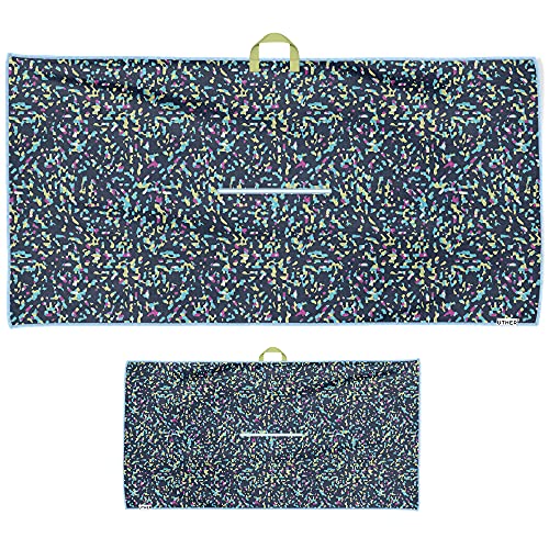 Uther Tour Golf Towel – Dual Hanging Premium Microfiber Towel, Golf Accessories – 20 Inch X 40 Inch, 20+ High Fashion Prints (90S Pixels) #TOP2