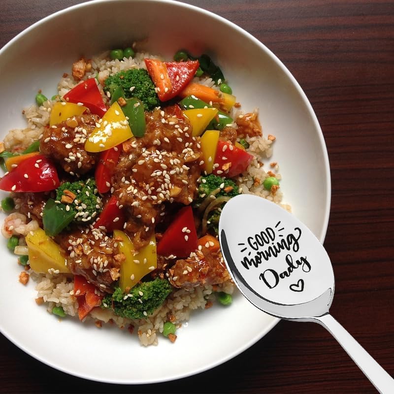 Coffee Tea Spoon For Dad Birthday Gifts From Kids Funny Daddy - View #2