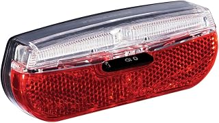 TRELOCK LS 812 Trio Flat Fahrrad-Rücklicht Batterie für Gepäckträger Weiß-Rot 65 Stunden Leuchtdauer 8002304