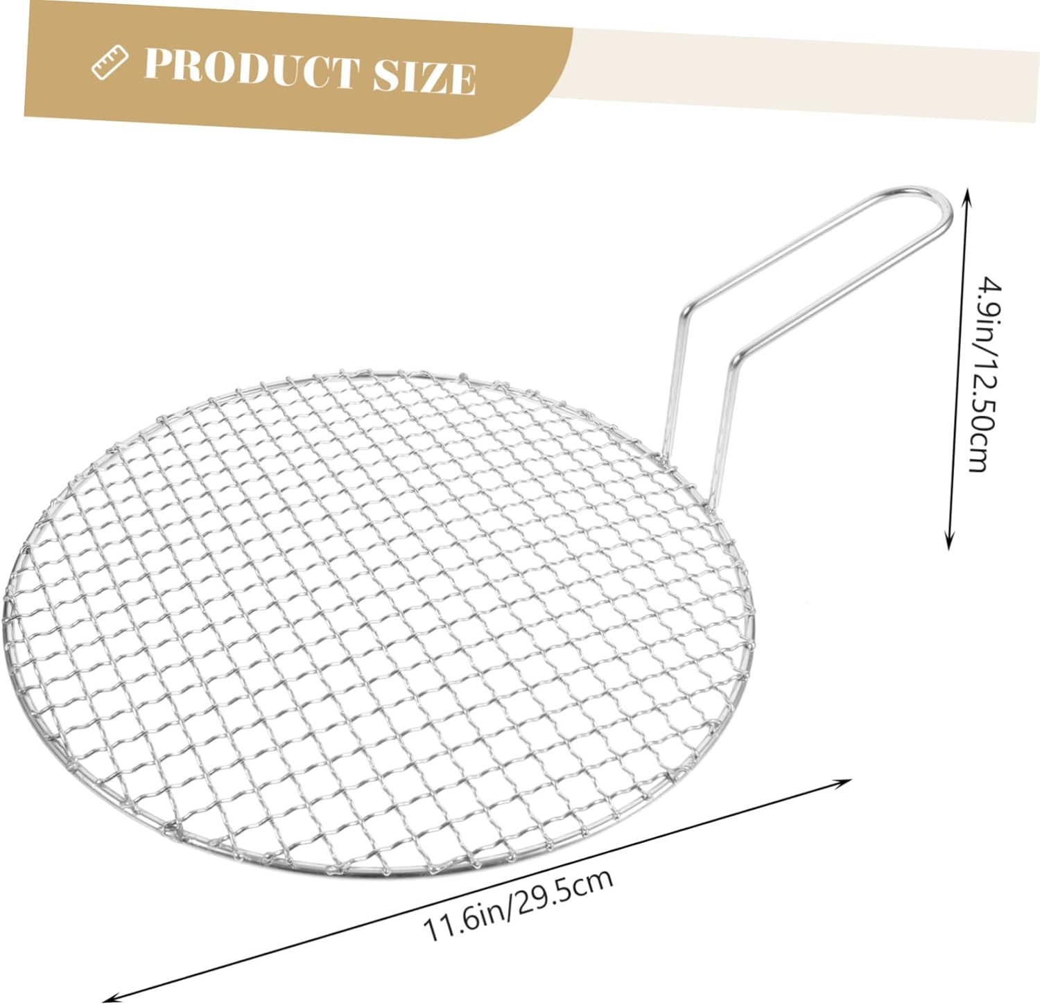 Bbq Grill Mesh Grill Mat Roast Pan Stainless Steel Mesh for Meat Burgers Chicken Vegetables