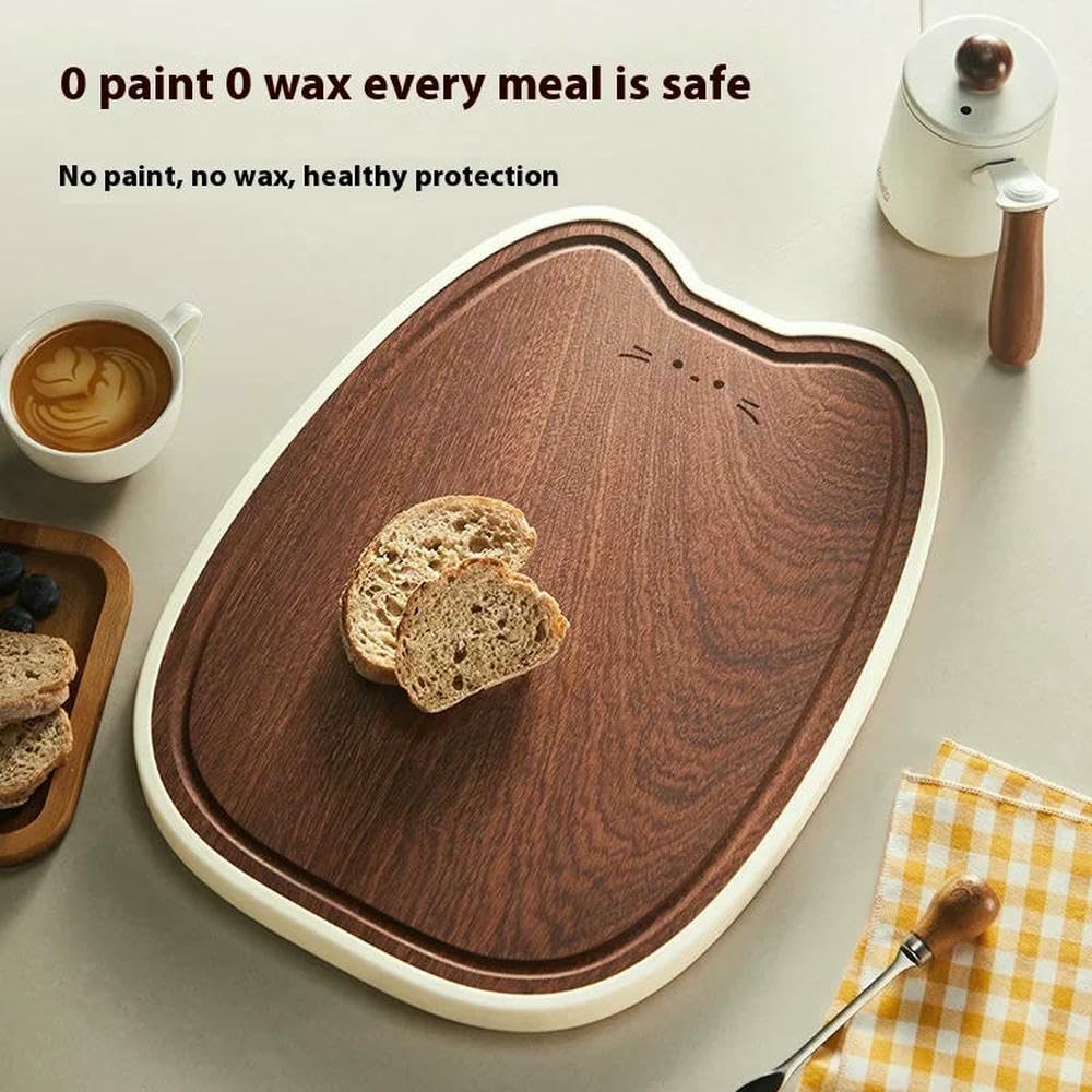 JJDFW - Tabla de cortar de cocina, tablas de carne de frutas y verduras, tabla de cortar con revestimiento antibacteriano para el hogar