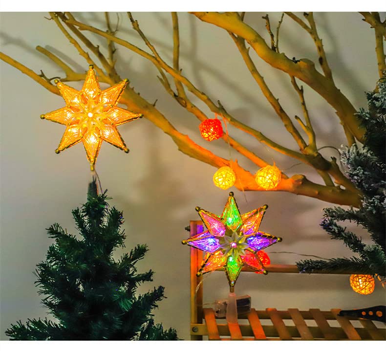 Amazon.co.jp: DUOLEIMI ツリートップスター LED トップスター
