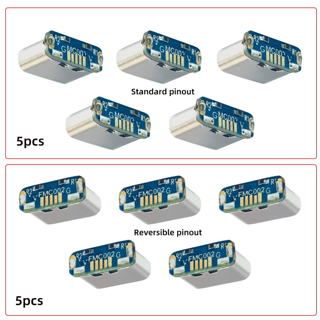 chenyang 10-pack USB C DIY-connector USB 3.1 type C 24Pin mannelijke plugpoort reparatie vervanging soldeeradapter met PCB-bord