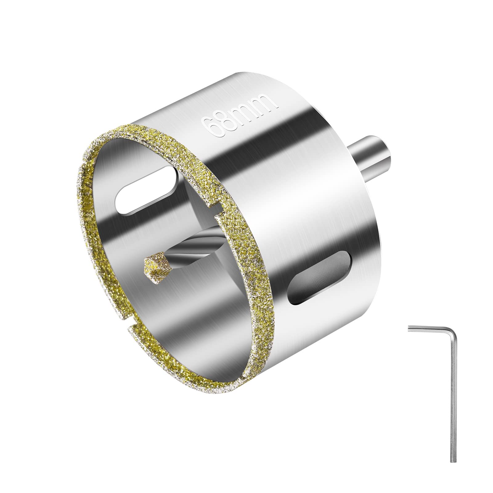 Teronbeta Diamantboor met centreergeleiding, professionele diamantgatenzaag voor tegels, porselein, glas, marmer en keramiek (35mm