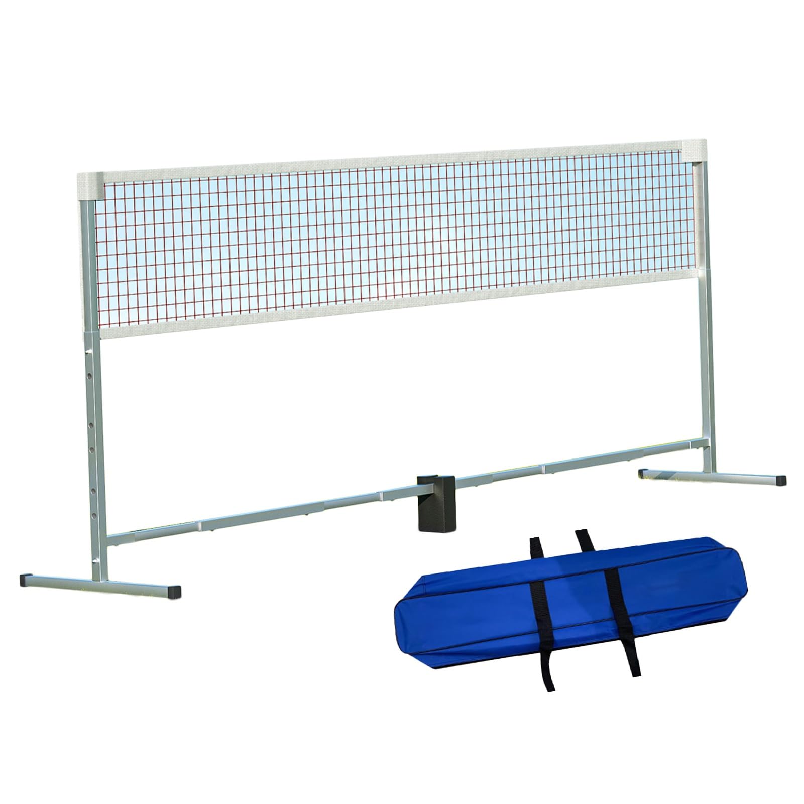 Red de Voleibol portátil, Soporte Plegable para Interiores y Exteriores, Incluye Red y Mochila: Equipo de Entrenamiento Deportivo Ideal para Lugares como Playas, Parques y entradas de vehícu