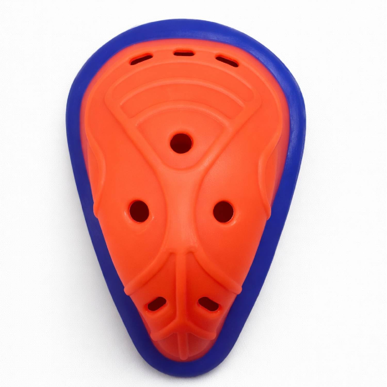 Armour Tournament Abdominal Cricket Guard, High-Impact Plastic with Shock Absorption, Ventilated Design, Blue, for Men Youths Boys (Red)-image-41