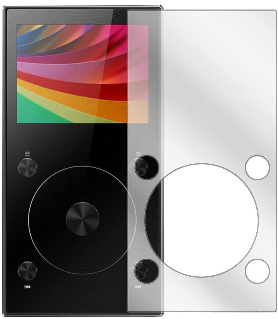 dipos I 6X Pellicola Protettiva Compatibile con HiFi Walker H2 MP3-Player Pellicola di Protezione Cristallo