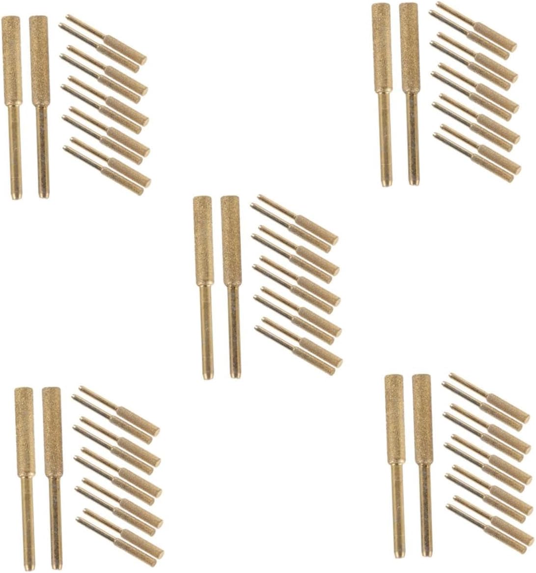 60pcs High Hardness Chainsaw Sharpener Tool Grinding for Stone Ceramics and Jewelry Compact and Rotary Tool Accessories