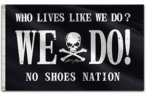 No Shoes Nation Wall Decor Banner: The Ultimate Man Cave Essential