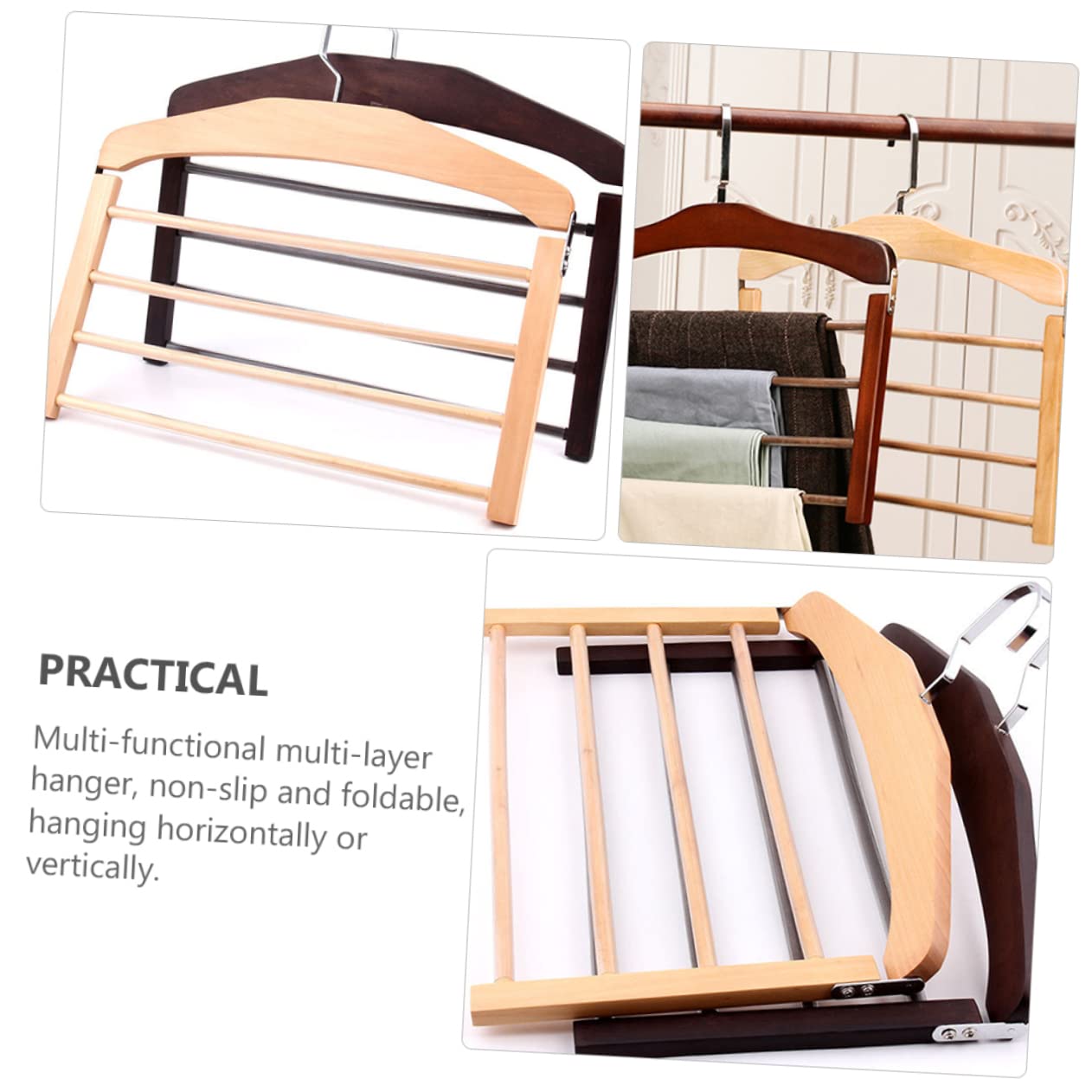 Levemolo 1pc Clothes Hanger Bathroom Cup Dispenser Non-Slip Pants Hanger Clothes Rack Non-Slip Drying Hanger Scarf Organizer Trousers Hangers Drying Rack Multipurpose Clothes Lotus Tree