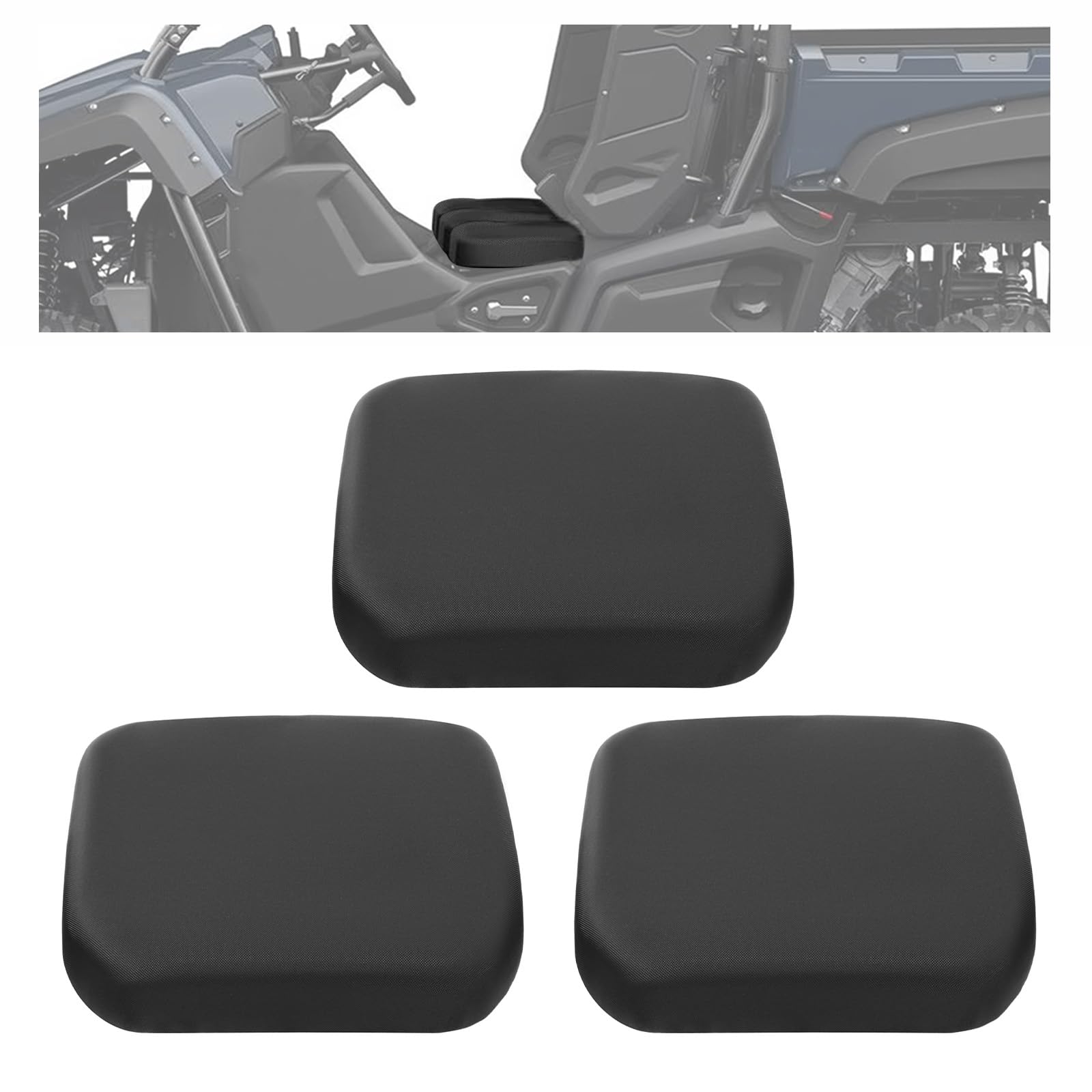 TEBEDI Bottom Seat Assembly Compatible with 2014-2022 Yamaha Viking 700 YXM700D 4X4 Complete Seat Replacement 3PCS