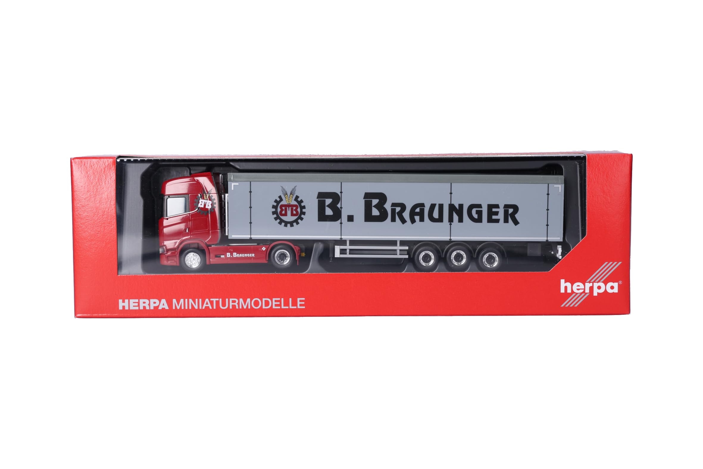 Herpa Scania CS 20 HD z naczepą ruchomą, model 1:87