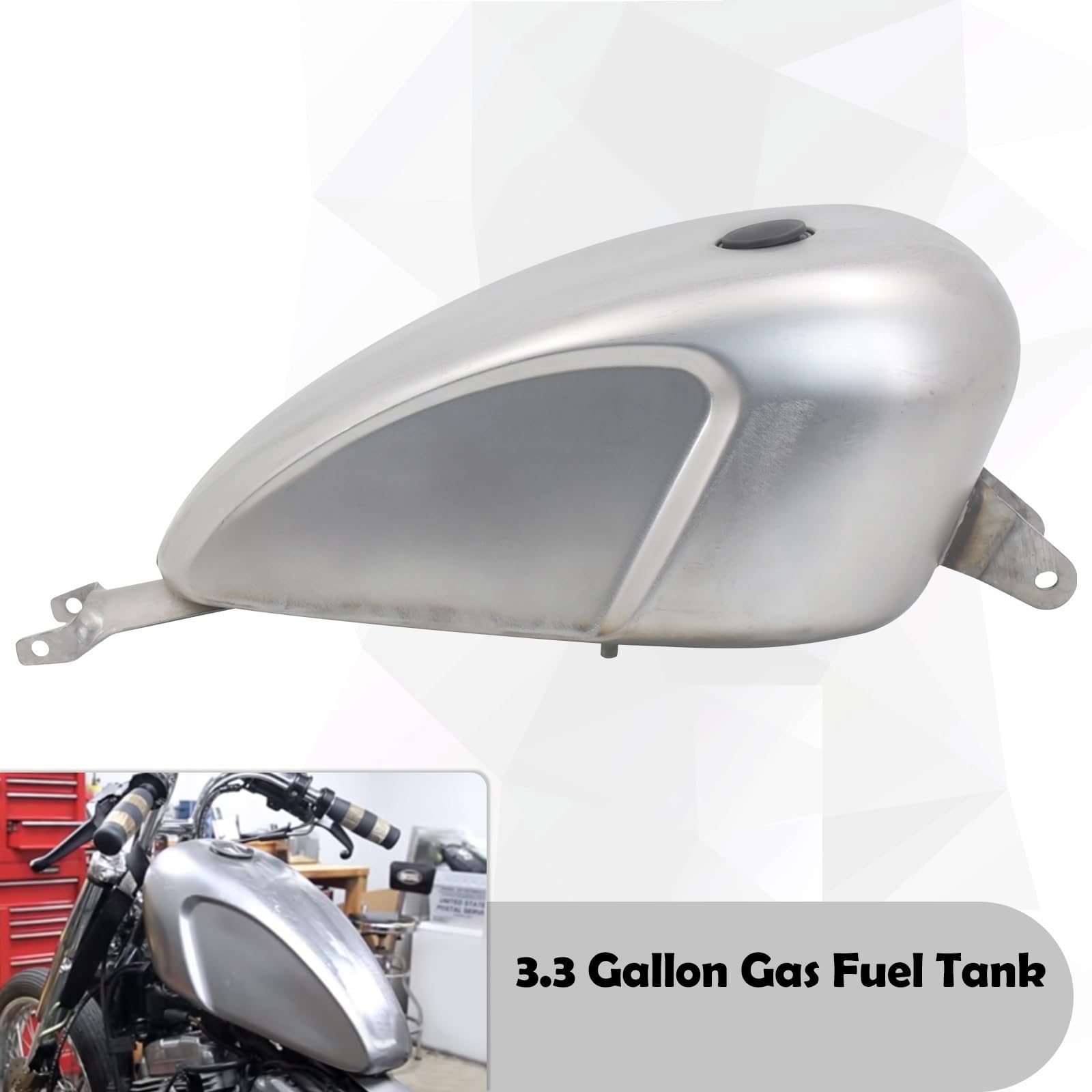Fuel Tank para motocicleta, inyección Gas 12,5l y 3