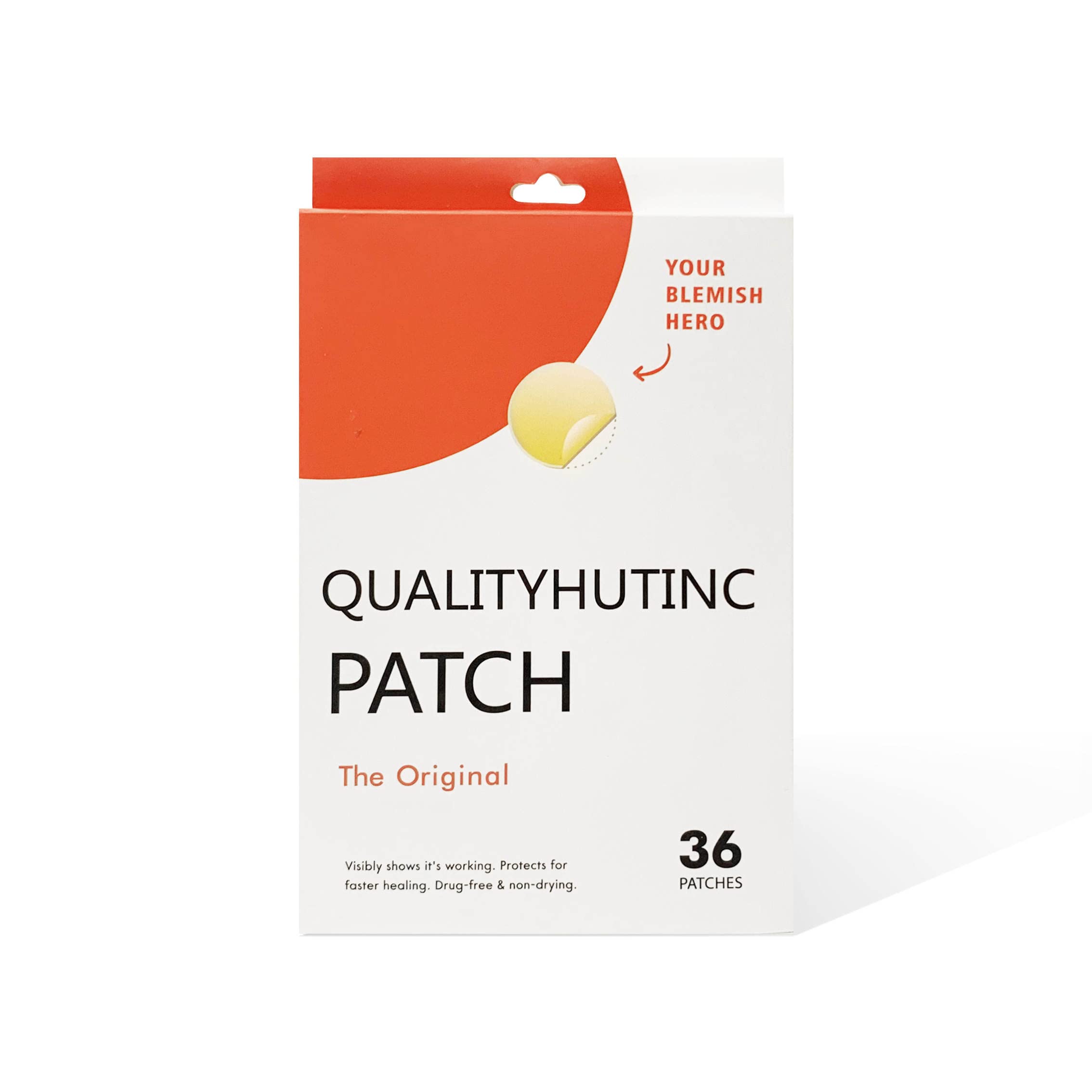 Acne patch, The original hero, Acne Patch to cover Blemishes & zits, for Face & skin Spot Stickers, Not tested on animals, Vegan Friendly by qualityhutinc - 36 count, TQZ0365