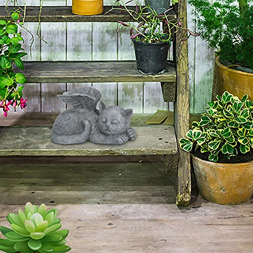 Qagazine Pet Memorial Grave Marker Statua Cane &